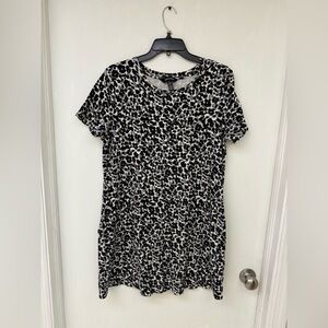 ELLEN TRACY Leopard Print Dress Size XL